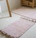 Фото №2 из 4 товара Набор ковриков в ванную Irya Gala Kurusu Розовый