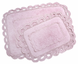 Фото №1 з 7 товару Набір килимків у ванну Irya Anita pembe рожевий