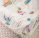 Фото №7 з 11 товару Комплект білизни в дитяче ліжечко Viluta Сатин Твіл №638 простирадло на резинці