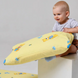 Фото №4 з 5 товару Комплект постільної білизни в дитяче ліжечко Viluta Ранфорс №6112 Жовтий