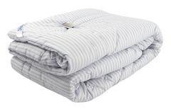 Фото Очень теплое шерстяное одеяло Blue Stripes Руно