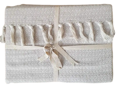 Фото Покривало-пештемаль піке TAC Бежеве з білим