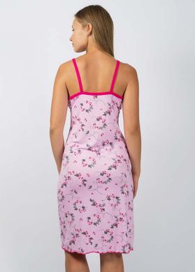 Фото Женская вискозная сорочка с кружевом Lady Lingerie 6225 Розовая