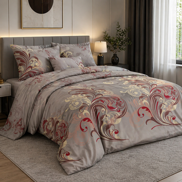 Фото Постельное белье Поликоттон Royal Ornament Beige Королевские Вензеля