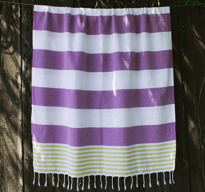 Фото Пляжное полотенце пештемаль Barine Pestemal Journey Olive-Purple