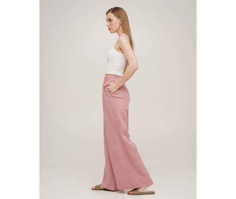 Фото Женские льняные брюки SoundSleep Linen Розовые