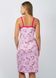 Фото №2 из 4 товара Женская вискозная сорочка с кружевом Lady Lingerie 6225 Розовая