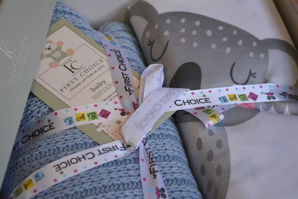 Фото Постельное белье для младенцев + Плед First Choice Baby Digital Satin Nirvana Set Koala