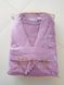Фото №2 из 4 товара Женский махровый халат шалевый 100% хлопок Mor Фиолетовый