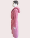 Фото №2 из 7 товара Женский длинный махровый халат c капюшоном Welsoft Zeron Пудра