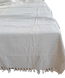 Фото №3 з 4 товару Покривало-пештемаль піке TAC Бежеве з білим