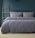 Фото №1 з 6 товару Постільна білизна Loom And Flow Stonewashed Варена Бавовна Arianna Quicksilver ТS41576