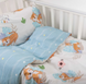 Фото №9 из 12 товара Комплект белья в детскую кроватку Viluta Сатин Твил №637 простынь на резинке