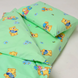 Фото №2 з 5 товару Комплект постільної білизни в дитяче ліжечко Viluta Ранфорс №6112 Зелений