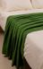 Фото №1 из 5 товара Вафельная простынь покрывало Ugurlu 100% Хлопок Charlotte Зелёное