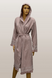 Фото №1 из 5 товара Махровый халат-кимоно с капюшоном Sikel 100% Хлопок Pudra Розовая Пудра