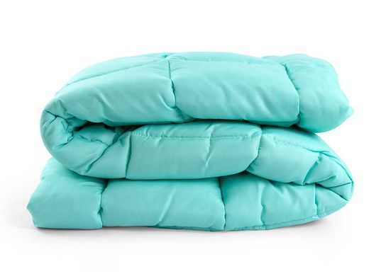 Фото Теплое зимнее силиконовое одеяло Руно Mint Мятное