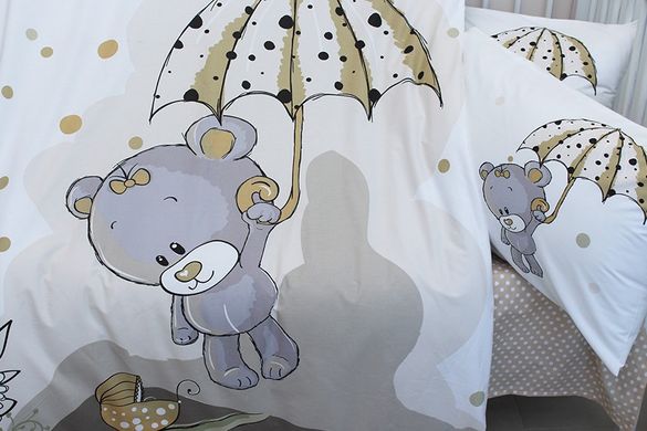 Фото Постільна білизна в дитяче ліжечко 100% Бавовна Umbrella Begie