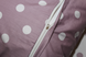 Фото №5 из 5 товара Комплект постельного белья ТМ TAG Сатин Фиолетовые Горошки