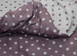 Фото №3 из 5 товара Комплект постельного белья ТМ TAG Сатин Фиолетовые Горошки