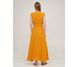 Фото №5 из 7 товара Женское длинное льняное платье SoundSleep Linen Горчичное