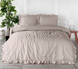 Фото №1 из 5 товара Постельное белье Limasso Stonewashed Exclusive Natural Krem Вареный Хлопок