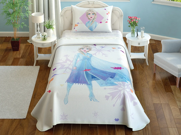 Фото Комплект постільної білизни з піке TAC Disney Frozen Elza p-60274436