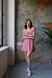 Фото №5 з 11 товару Малинова міні сукня в квітковий принт з софту 133/23 малина