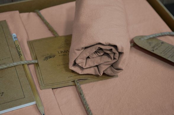 Фото Комплект постільної білизни Limasso Stonewashed Варена Бавовна Cameo Brow ХМ31354