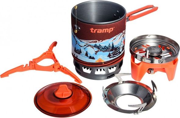 Фото Система для приготовления пищи Tramp 0,8 л оранжевая