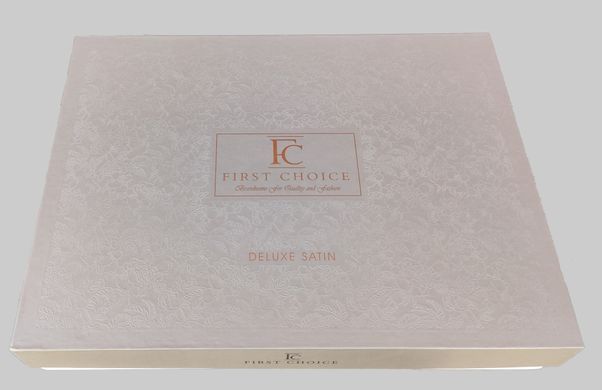 Фото Сатиновое постельное белье First Choice Deluxe Satin Dark Modalife Denim
