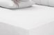 Фото №5 из 5 товара Однотонная трикотажная простынь на резинке Othello Cottonflex Белая
