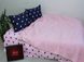 Фото №1 из 3 товара Комплект постельного белья ТМ Tag Pike Points с Вафельным Пике Розовый NP-12