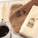 Фото №4 з 6 товару Набір махрових рушників Ideia Coffee 100% Бавовна 3 шт