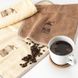 Фото №3 з 6 товару Набір махрових рушників Ideia Coffee 100% Бавовна 3 шт