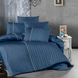 Фото №1 з 4 товару Сатинова постільна білизна First Choice Deluxe Satin Dark Modalife Denim 31983