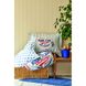 Фото №3 з 3 товару Постільна білизна з покривалом-піке Karaca Home Challenge Mavi 2020-2