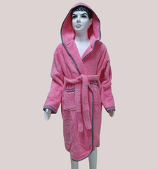 Фото Детский махровый халат c капюшоном Welsoft Zeron Розовый