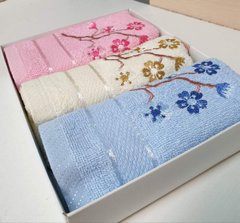 Фото Набор махровых полотенец Coton Deluxe 100% Хлопок Sakura