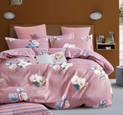 Фото Комплект постельного белья Розовое Утро Selena Бязь Люкс 100807