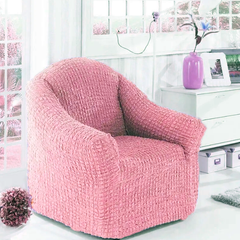 Фото Универсальный чехол для кресла без юбки Turkey № 10 Розовый