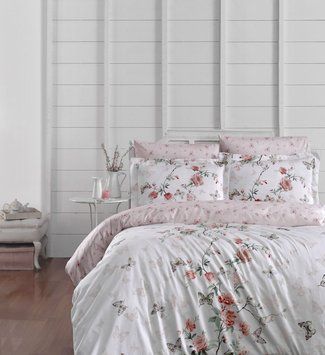 Фото Сатинова постільна білизна First Choice Cotton Satin Matilde White хм31977