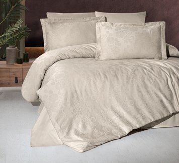 Фото Постельное белье Herra Cappuccino Сатин Жаккард 100% Хлопок First Choice