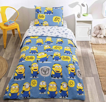 Фото Комплект постельного белья TAC Disney 100% Хлопок Minions Bananas