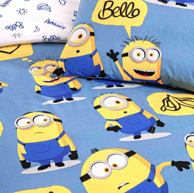 Фото Комплект постельного белья TAC Disney 100% Хлопок Minions Bananas