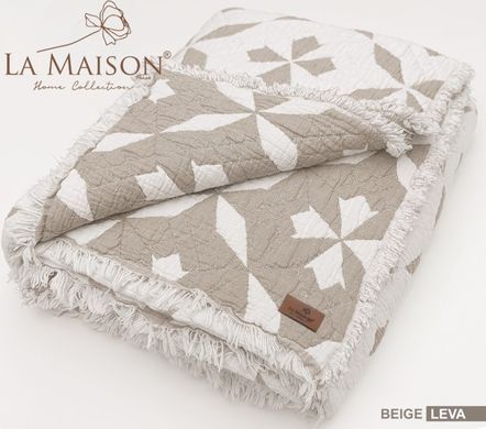 Фото Покрывало муслиновое La Maison Leva Beige