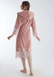 Фото №2 из 5 товара Женский махровый халат с капюшоном Nusa Велюр/Махра 4150 Pudra Розовый