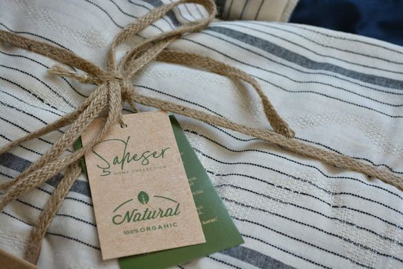 Фото Постільна білизна Варена Бавовна Avva Lacivert Saheser Naturel