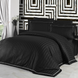 Фото №1 з 6 товару Сатинова постільна білизна First Choice Deluxe Satin Novel Line Black 31758