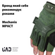 Фото №2 из 4 товара Тактические короткопалые перчатки UAD M-PACT Mechanix Олива
